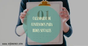calendario contenidos redes sociales sejimenez 2019